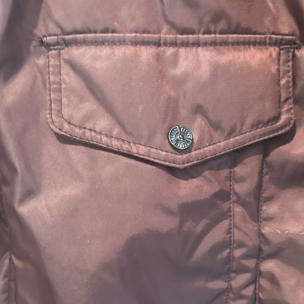 Women's Maroon Insulated Ski Jacket - Picture 4 of 16